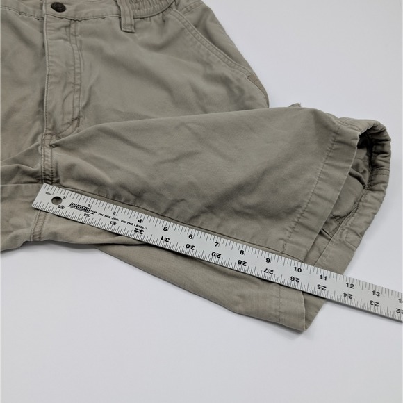 5.11 Tactical Cargo Shorts Men 30x10 Beige Utility Outdoor Casual Elastic Band‎ - Picture 5 of 6